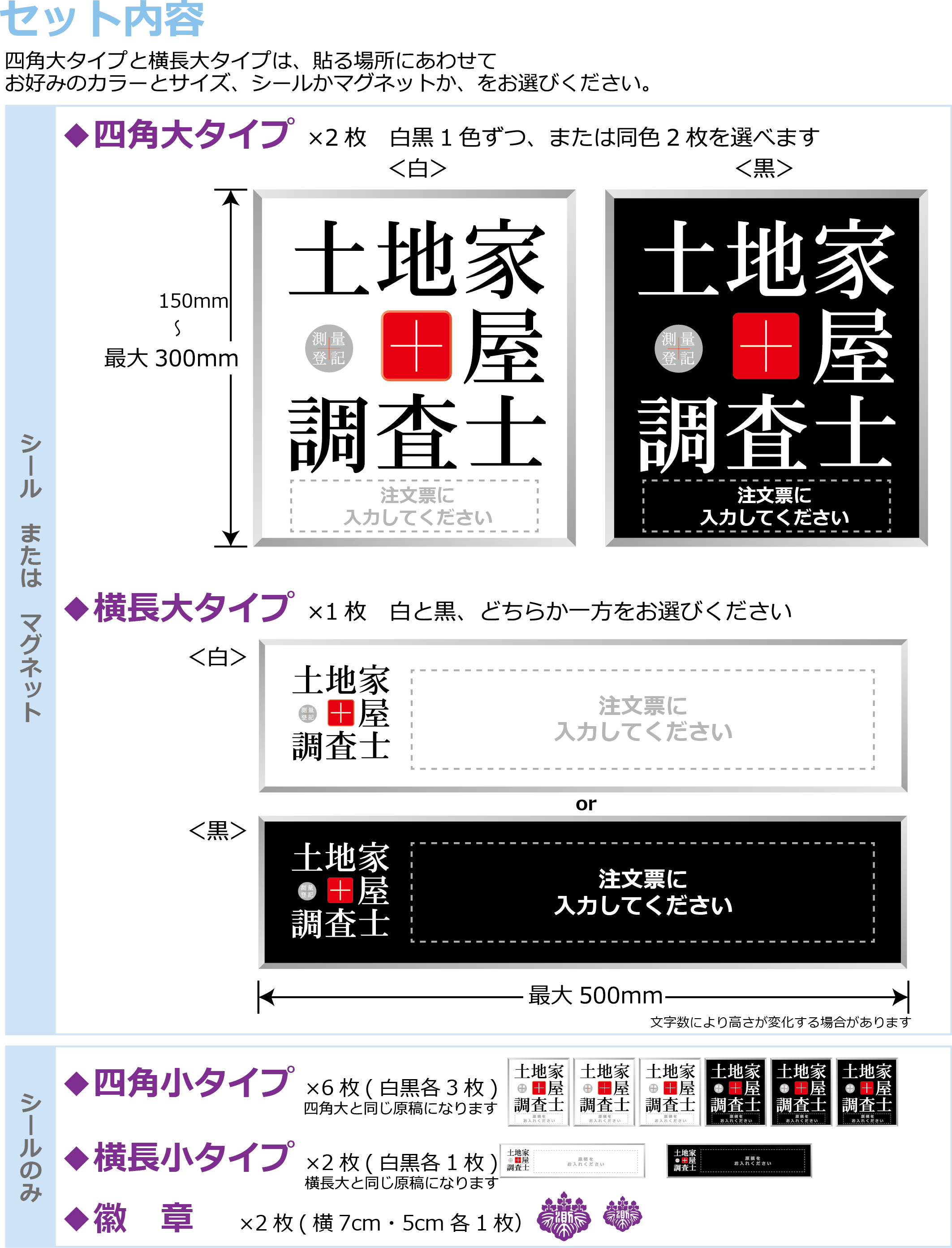 セット内容詳細